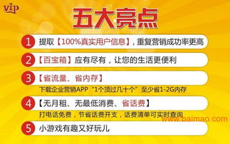 惠州VIP電話服務商企業(yè)網(wǎng)絡營銷APP開發(fā)解決方案